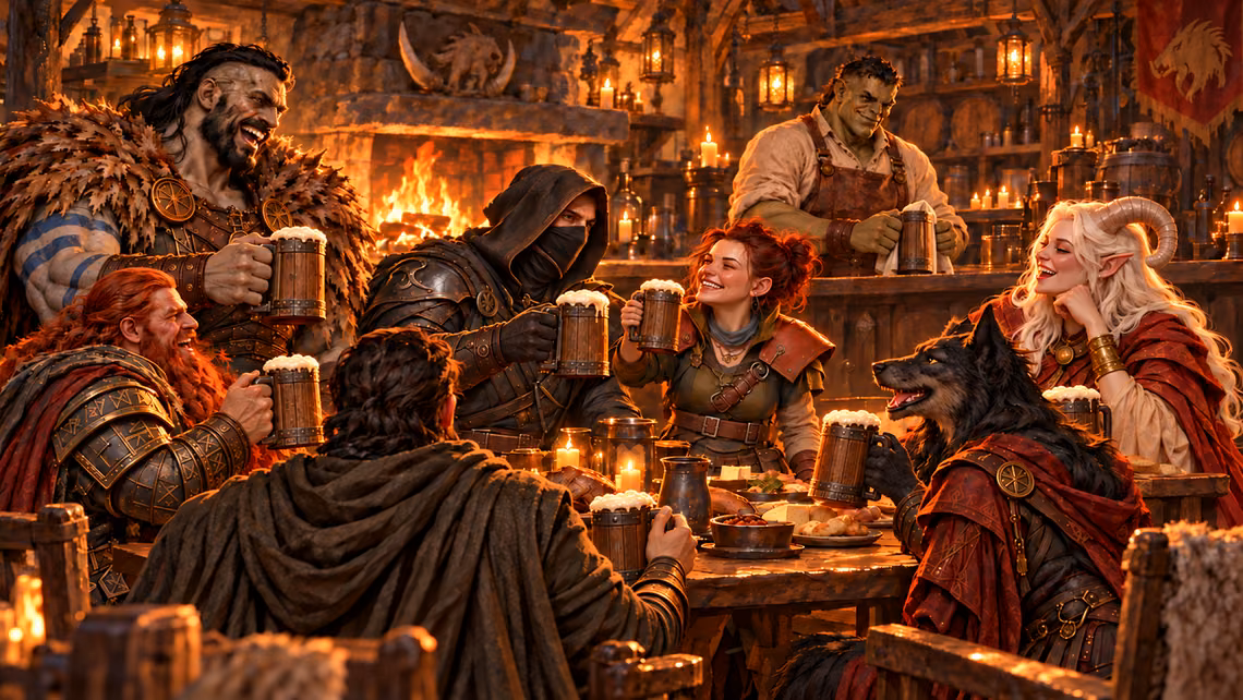 The Beacons of Hope gather at the Broken Tusk.