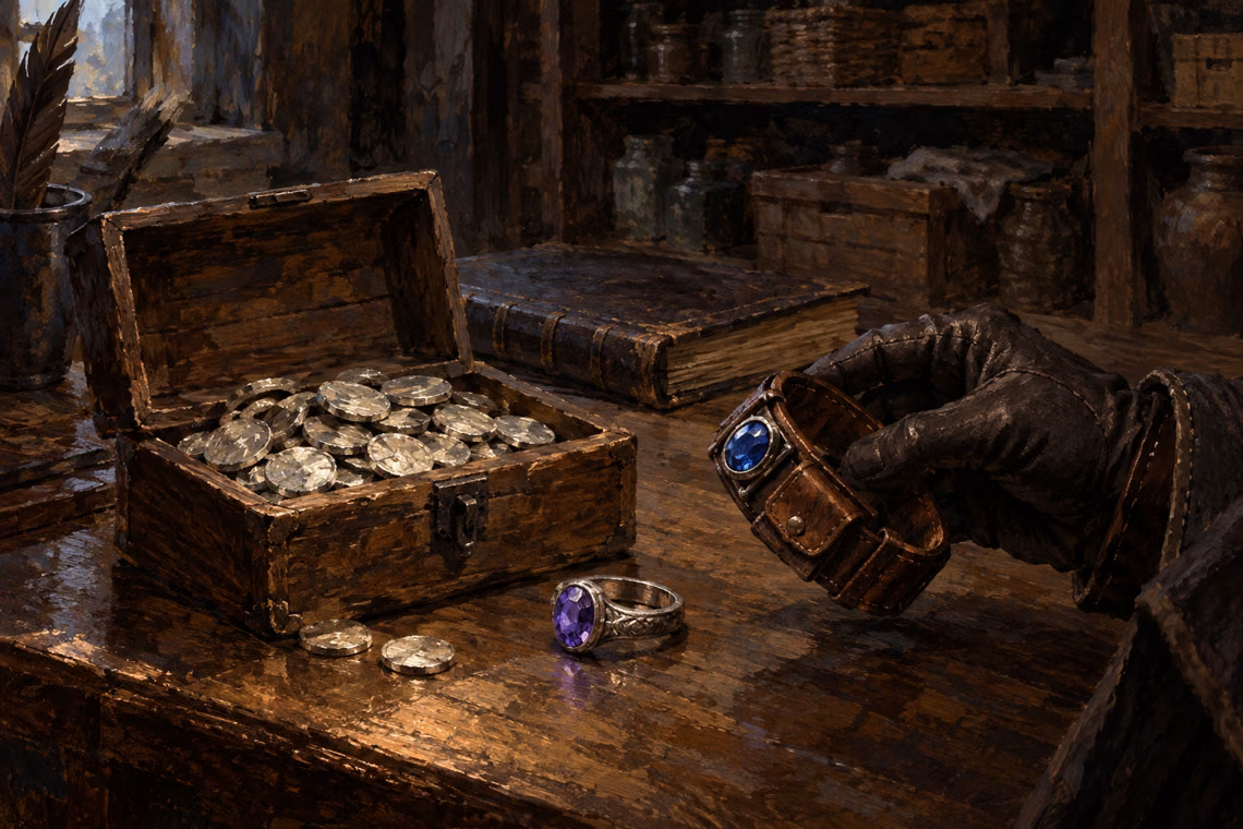 The recovered objects in Lyra’s back office